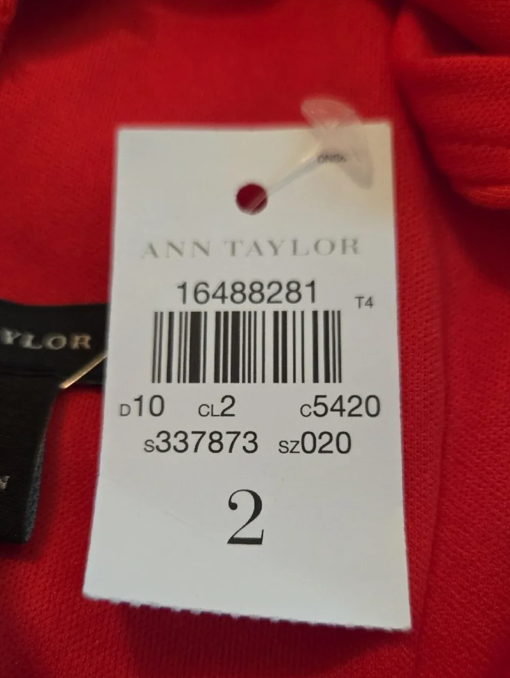 NWT Ann Taylor Red Halter Summer Maxi Dress Size 2 - Picture 7 of 8